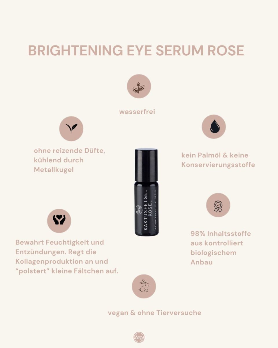 Augenserum - BRIGHTENING EYE SERUM ROSE - bepure.ch