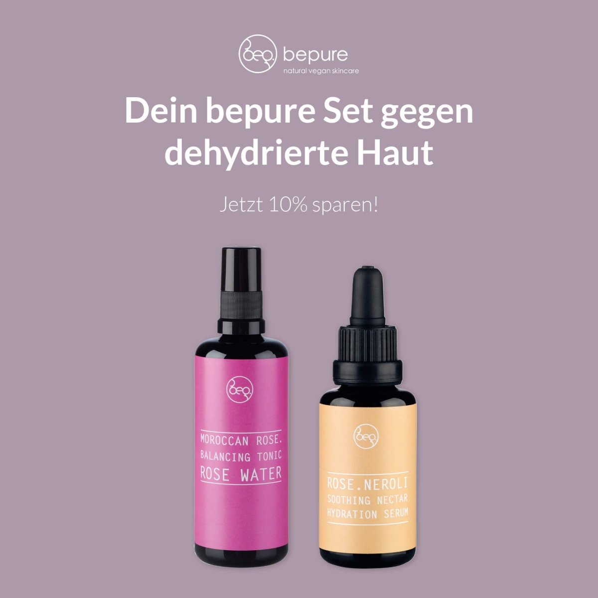 Dehydrierte Haut "Rose & Neroli" - bepure.ch